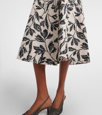 Bedrucktes Wickelkleid Camino aus Baumwolle | Max Mara