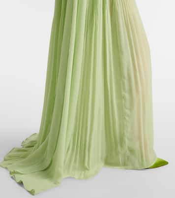 Vestido bustier de fiesta Jaclyn con aplique floral | Leo Lin