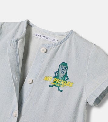 Baby Mr Pickles denim playsuit | Bobo Choses