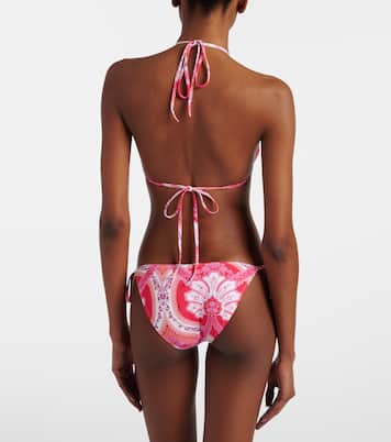 Bedrucktes Bikini-Höschen Cancun | Melissa Odabash