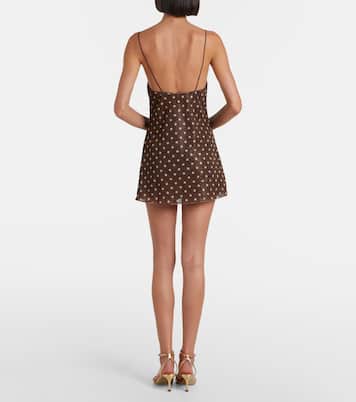 Lumière polka-dot minidress | Oséree