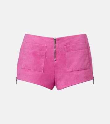 Paula's Ibiza suede shorts | Loewe