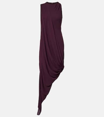 Abito midi in georgette | Victoria Beckham