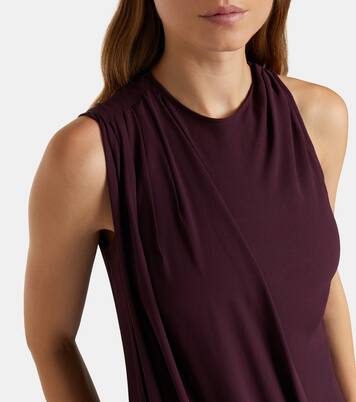 Abito midi in georgette | Victoria Beckham