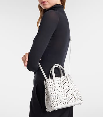Mina 20 Vienne leather tote bag | Alaïa