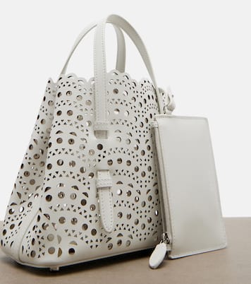 Mina 20 Vienne leather tote bag | Alaïa