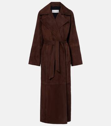 Cappotto Althea in camoscio a portafoglio | Nour Hammour