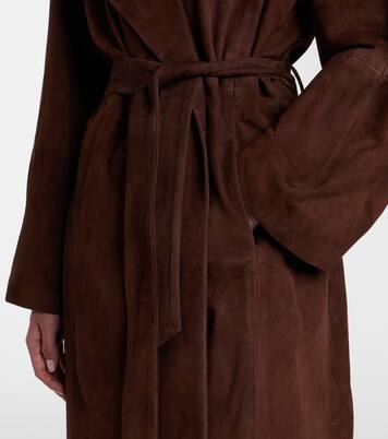 Cappotto Althea in camoscio a portafoglio | Nour Hammour