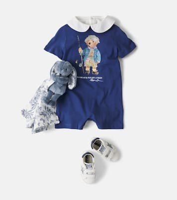 Baby Polo Bear cotton jersey playsuit | Polo Ralph Lauren Kids