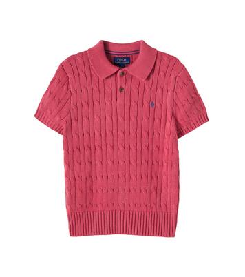 Polopullover aus Baumwolle mit Zopfmuster | Polo Ralph Lauren Kids
