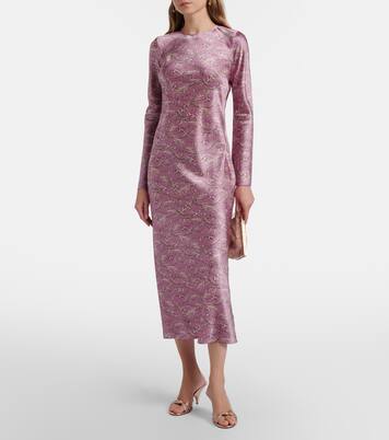 Midikleid Gemma aus Satin | Veronica Beard