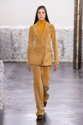 Schlaghose Vesta aus Veloursleder | Gabriela Hearst