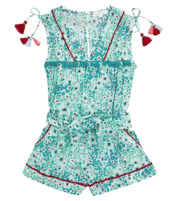 Mya floral playsuit | Poupette St Barth Kids