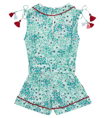 Mya floral playsuit | Poupette St Barth Kids