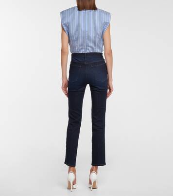High-Rise Slim Jeans Le Sylvie | Frame