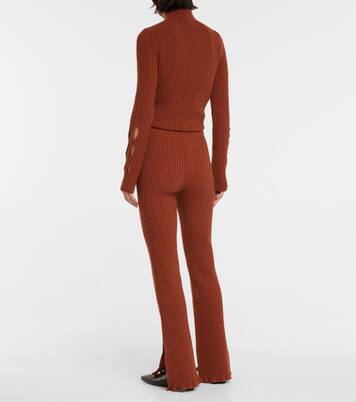 Schlaghose aus einem Wollgemisch | Victoria Beckham