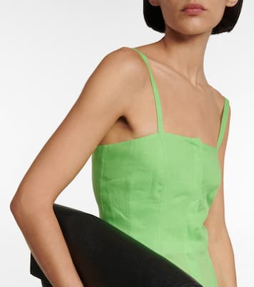 Robe midi Magritte en lin | Gabriela Hearst