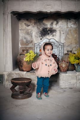 Baby Bestickter Cardigan Clara | Louise Misha