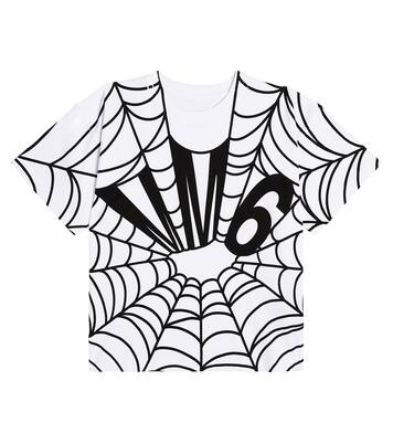 Printed cotton jersey T-shirt | MM6 Maison Margiela Kids