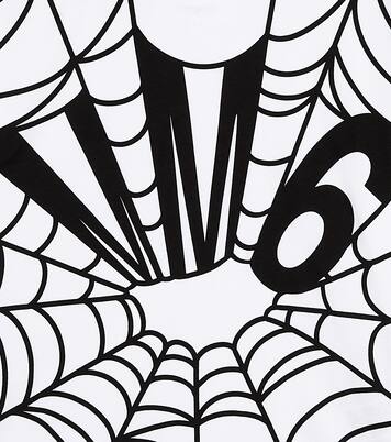 Printed cotton jersey T-shirt | MM6 Maison Margiela Kids