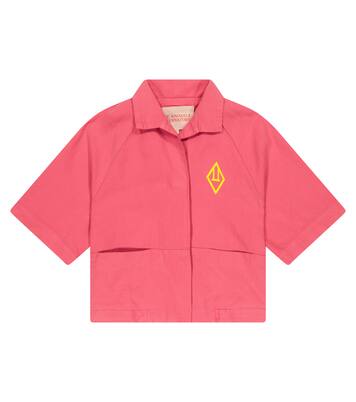 Lion logo cotton and linen shirt | The Animals Observatory