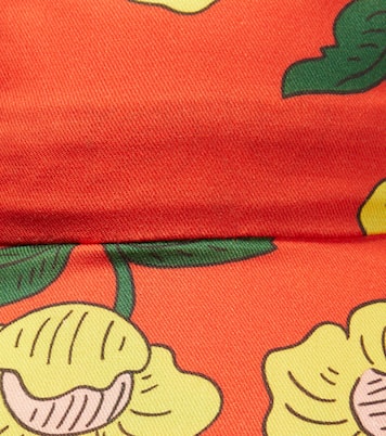 Flowers printed cotton hat | Mini Rodini