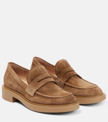 Loafers Harris aus Veloursleder | Gianvito Rossi
