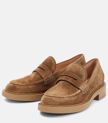 Loafers Harris aus Veloursleder | Gianvito Rossi