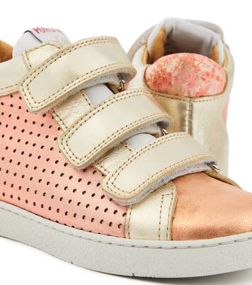 Top Easy Clay metallic leather sneakers | Pom d'Api