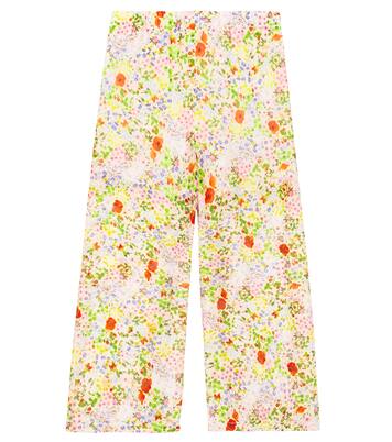 Floral cotton and silk pants | Paade Mode