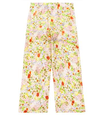 Floral cotton and silk pants | Paade Mode