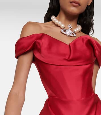 Nova Cora crêpe satin minidress | Vivienne Westwood