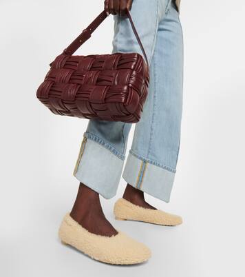 Shearling ballet flats | Bottega Veneta