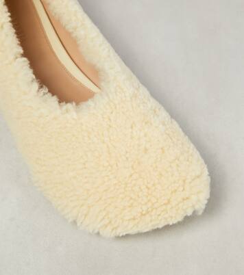 Shearling ballet flats | Bottega Veneta
