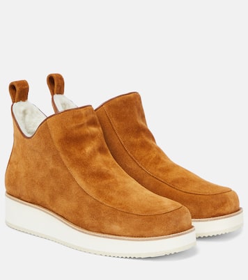 Harry shearling-lined suede ankle boots | Gabriela Hearst