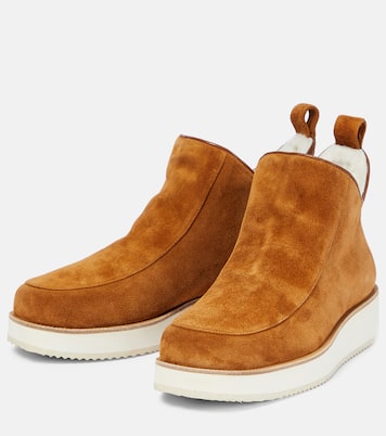 Harry shearling-lined suede ankle boots | Gabriela Hearst