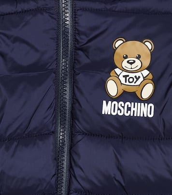 جاكيت مبطّنة لمولود جديد Teddy Bear | Moschino Kids