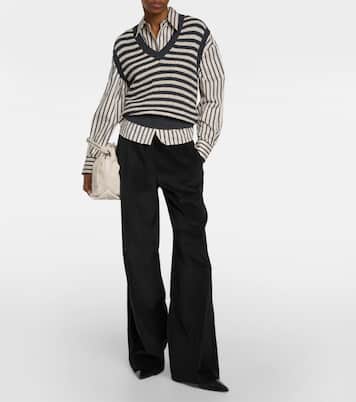 Weite Hose aus Cord | Brunello Cucinelli