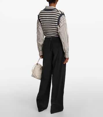 Weite Hose aus Cord | Brunello Cucinelli