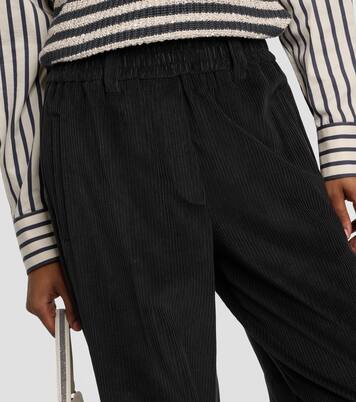 Weite Hose aus Cord | Brunello Cucinelli