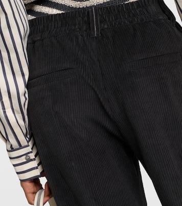 Weite Hose aus Cord | Brunello Cucinelli