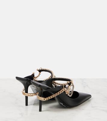 x Jean Paul Gaultier - Pumps slingback in pelle | Jimmy Choo