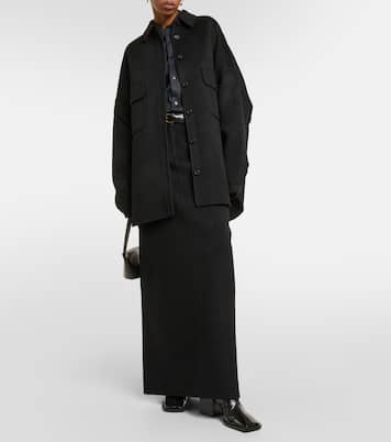 Hemdjacke Dallas aus einem Wollgemisch | The Frankie Shop