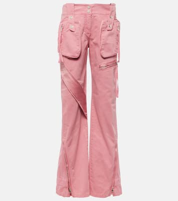 Low-Rise Straight Cargo-Jeans | Blumarine