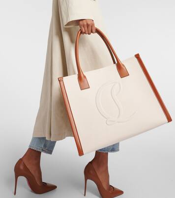 By My Side E/W Large canvas tote bag | Christian Louboutin
