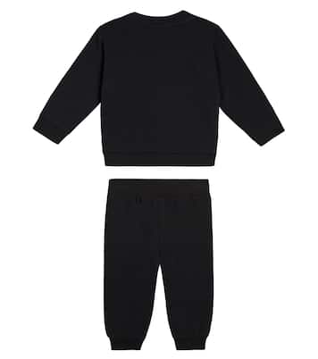 婴幼儿 — 印花棉质针织运动服 | Moschino Kids