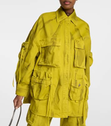 Bikerjacke Fern aus Baumwolle | The Attico