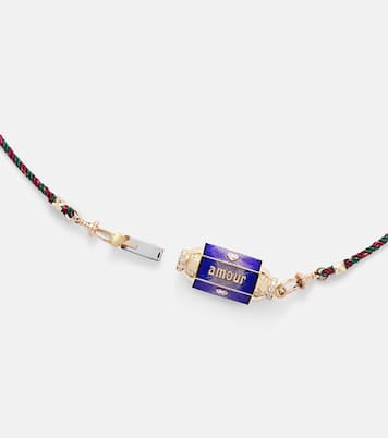 Amour Toujours 18kt gold locket with diamonds | Marie Lichtenberg