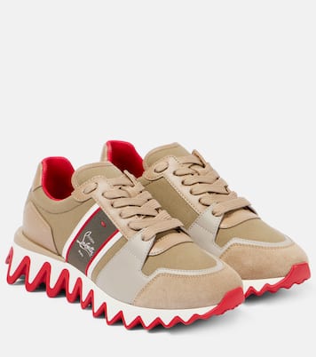 Nastroshark leather and canvas sneakers | Christian Louboutin