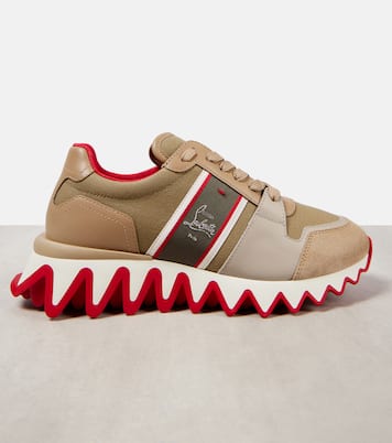 Nastroshark leather and canvas sneakers | Christian Louboutin